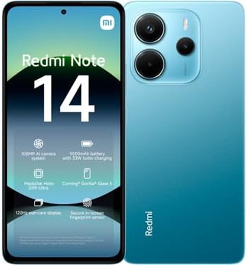 Xiaomi Redmi Note 14 256GB 8GB RAM – Potencia, Cámara Pro y Batería Infinita